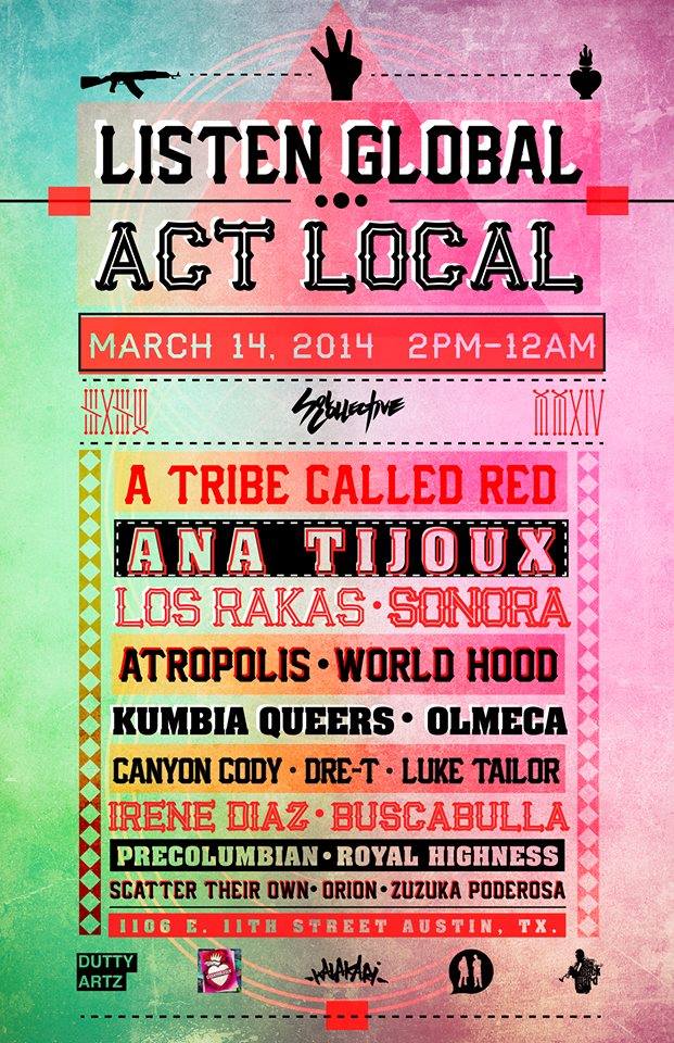 Sol Collective presents Listen Global, Act Local (SXSW unofficial)